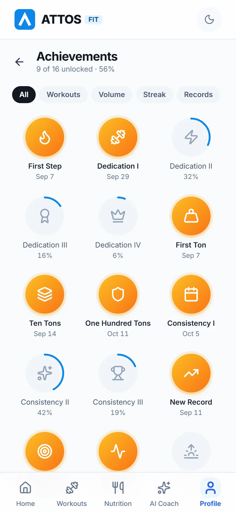 Unlock achievements (1)