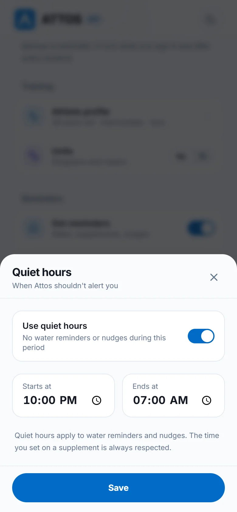 Reminders and quiet hours (2)