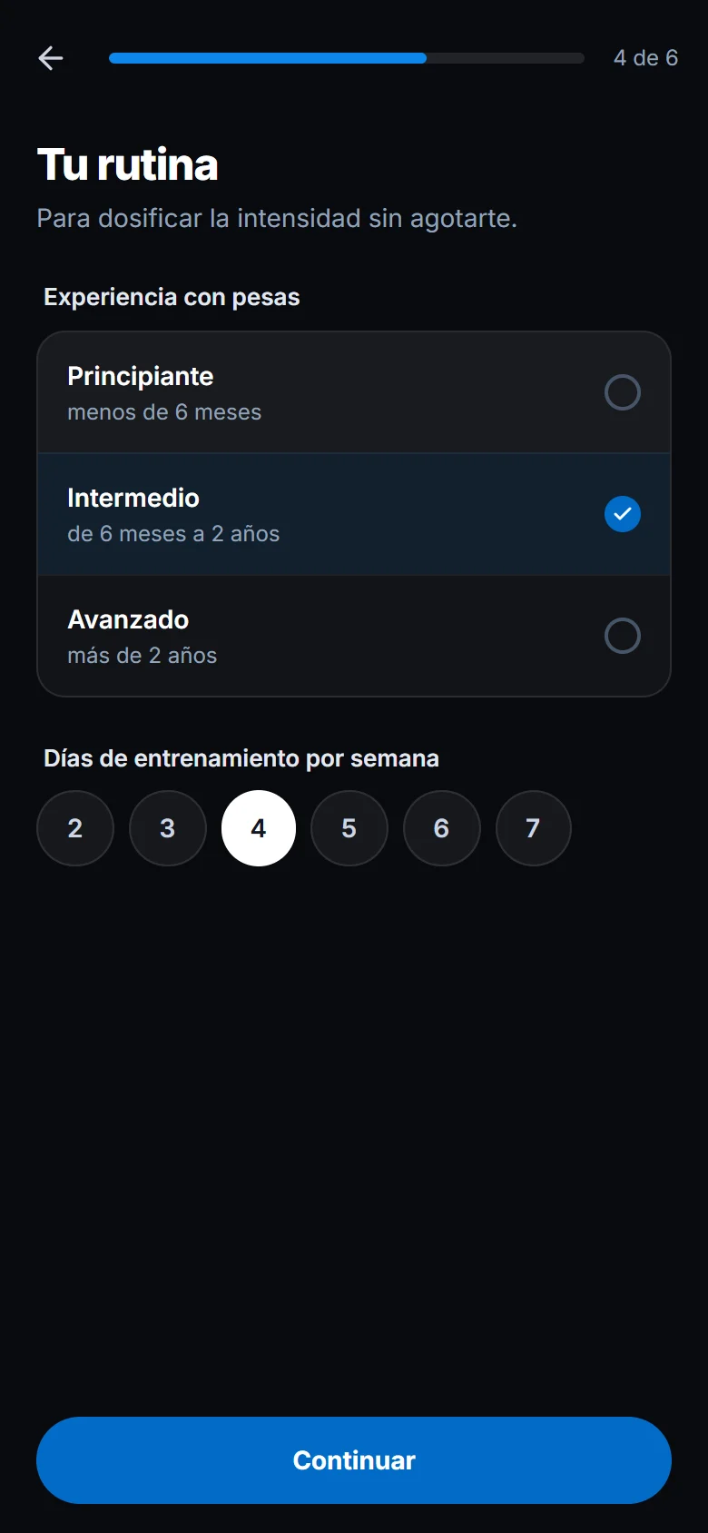 Elige tu objetivo y tu rutina (2)