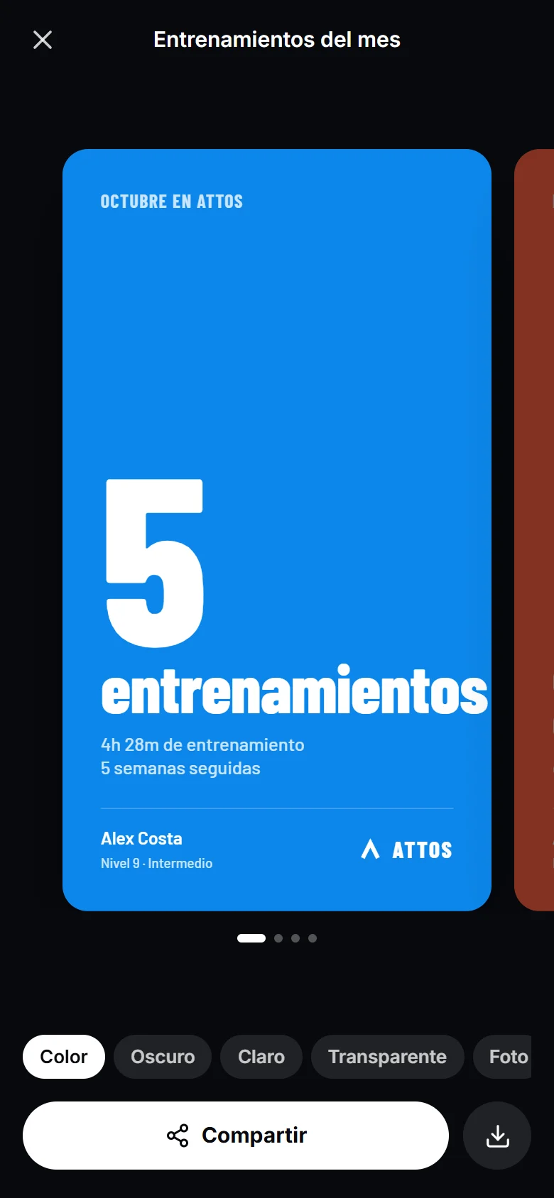 Comparte el resumen del mes