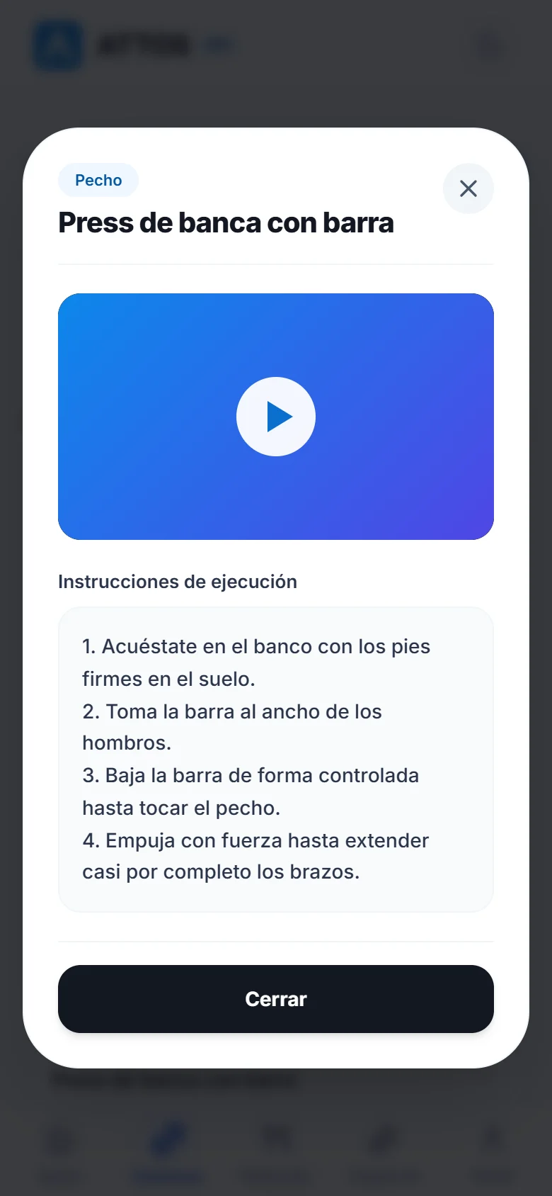Consulta la biblioteca de ejercicios (2)