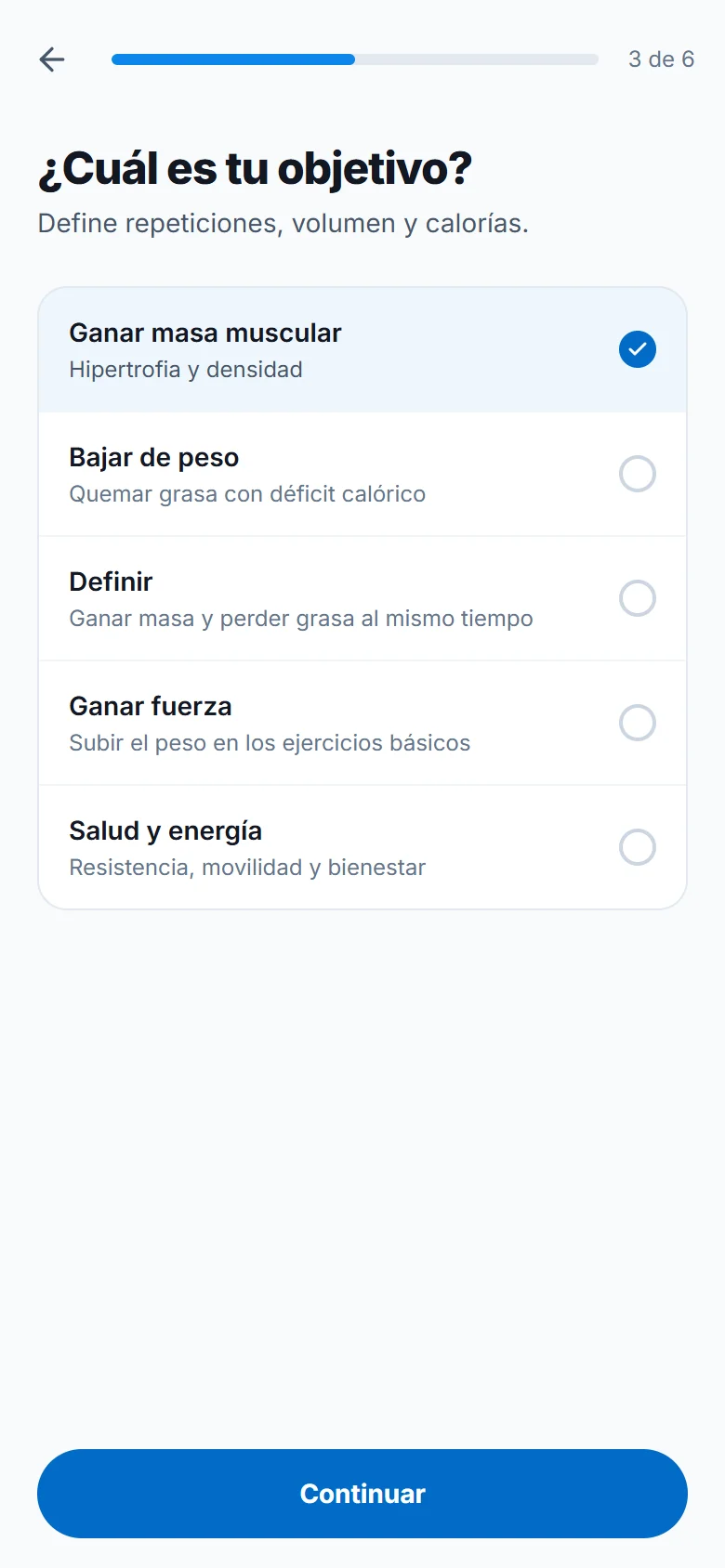 Elige tu objetivo y tu rutina (1)