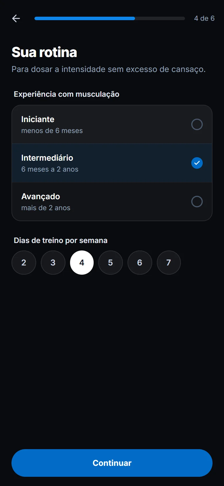 Escolha o objetivo e a rotina (2)