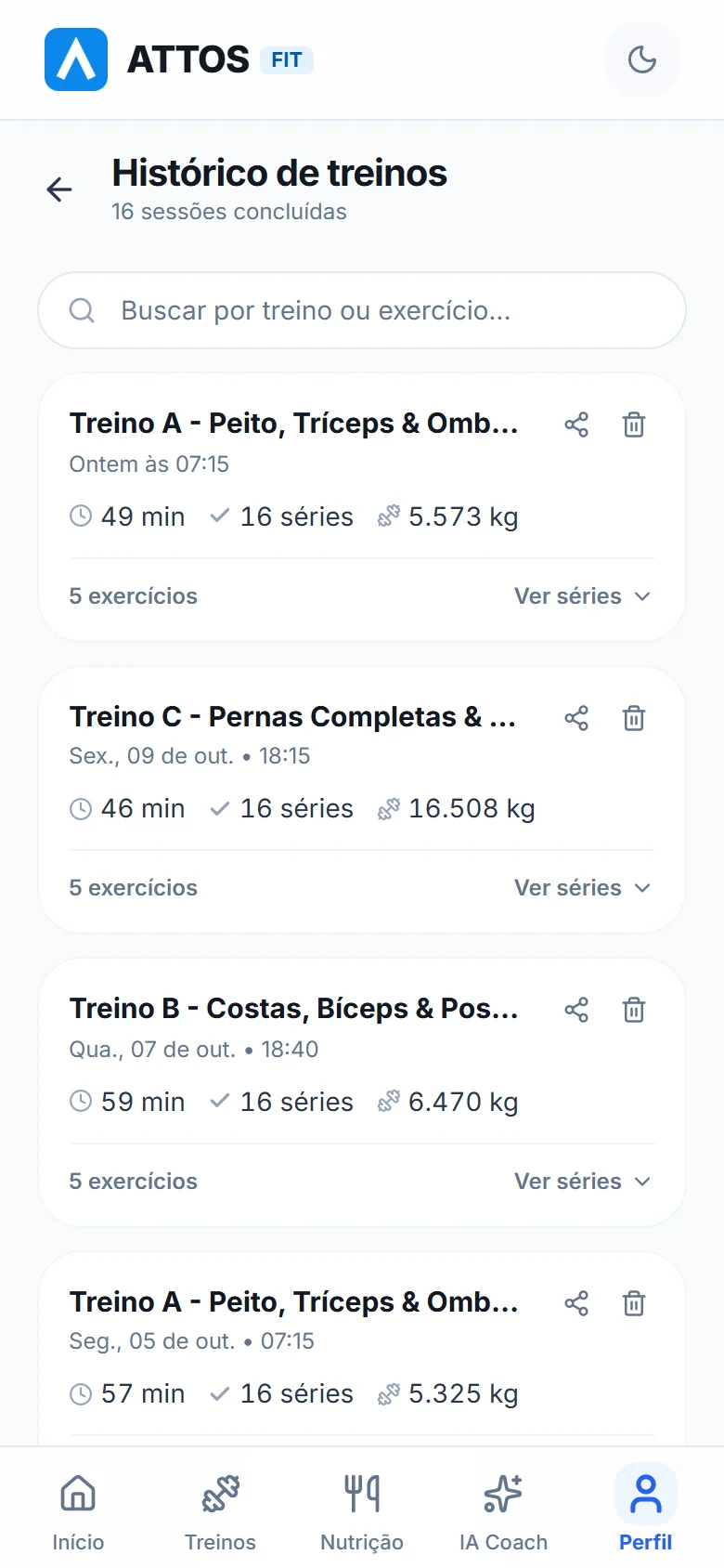 Consulte o histórico de treinos (1)