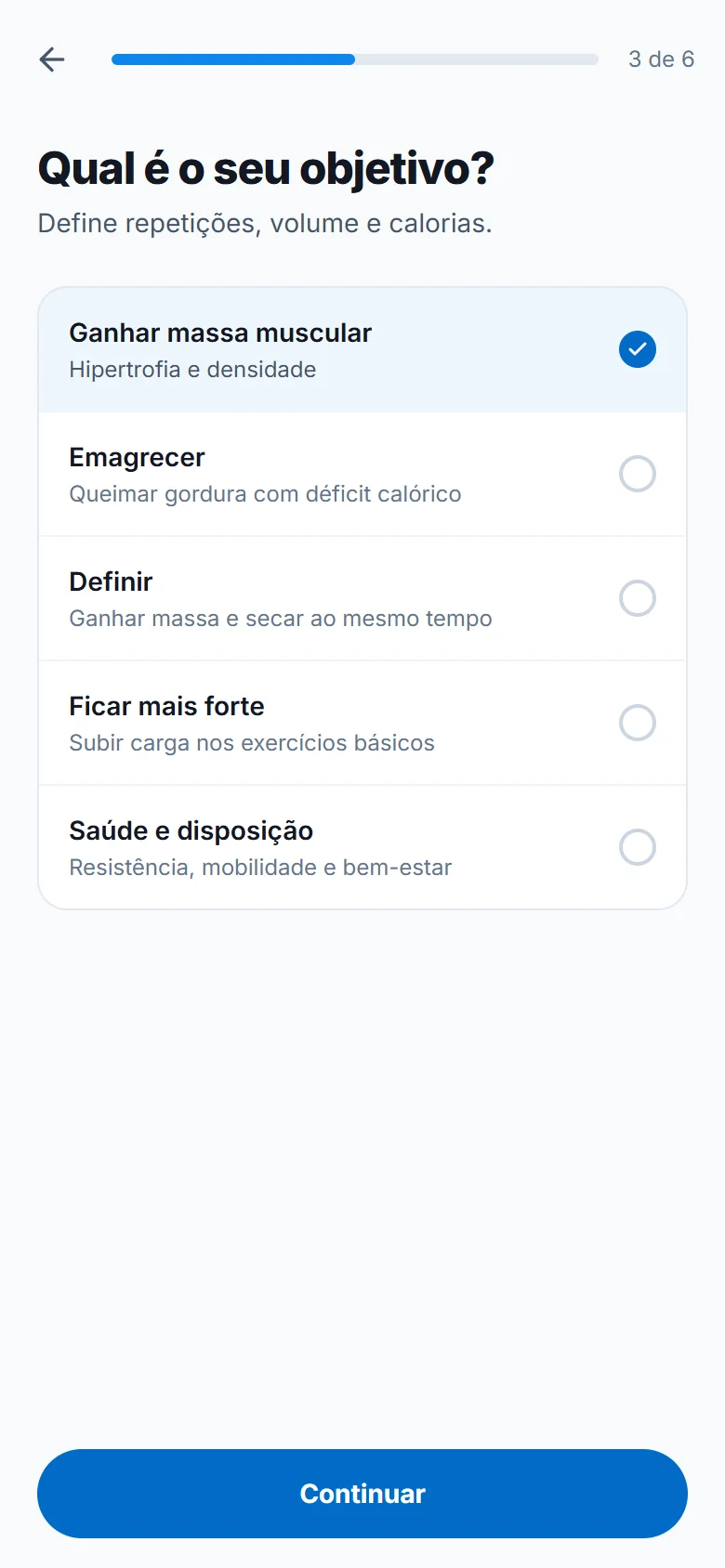 Escolha o objetivo e a rotina (1)