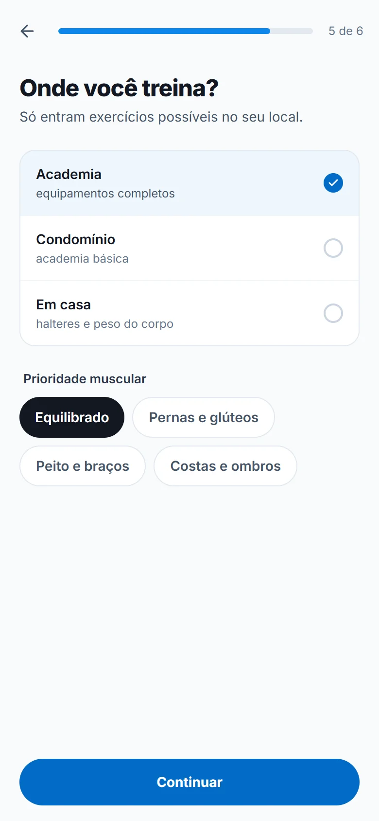 Diga onde treina e do que precisa cuidar (1)