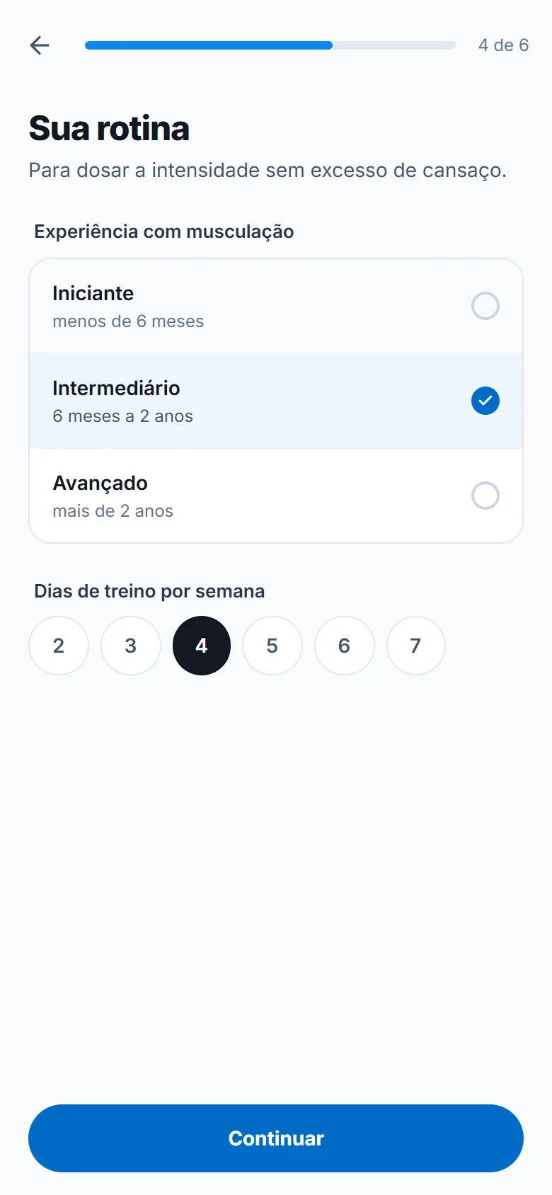 Escolha o objetivo e a rotina (2)