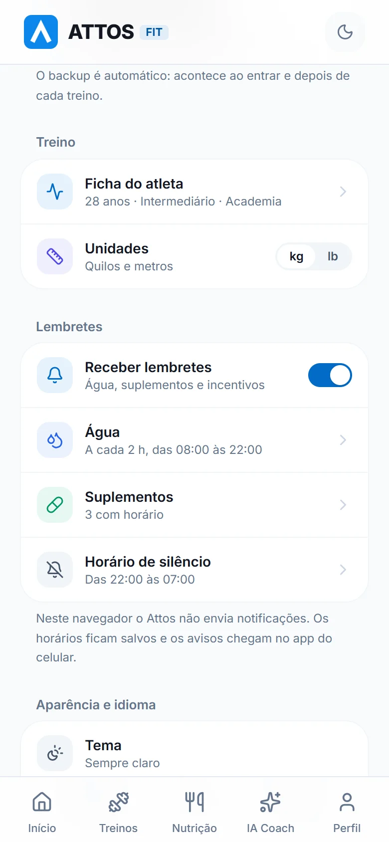 Lembretes e horário de silêncio (1)